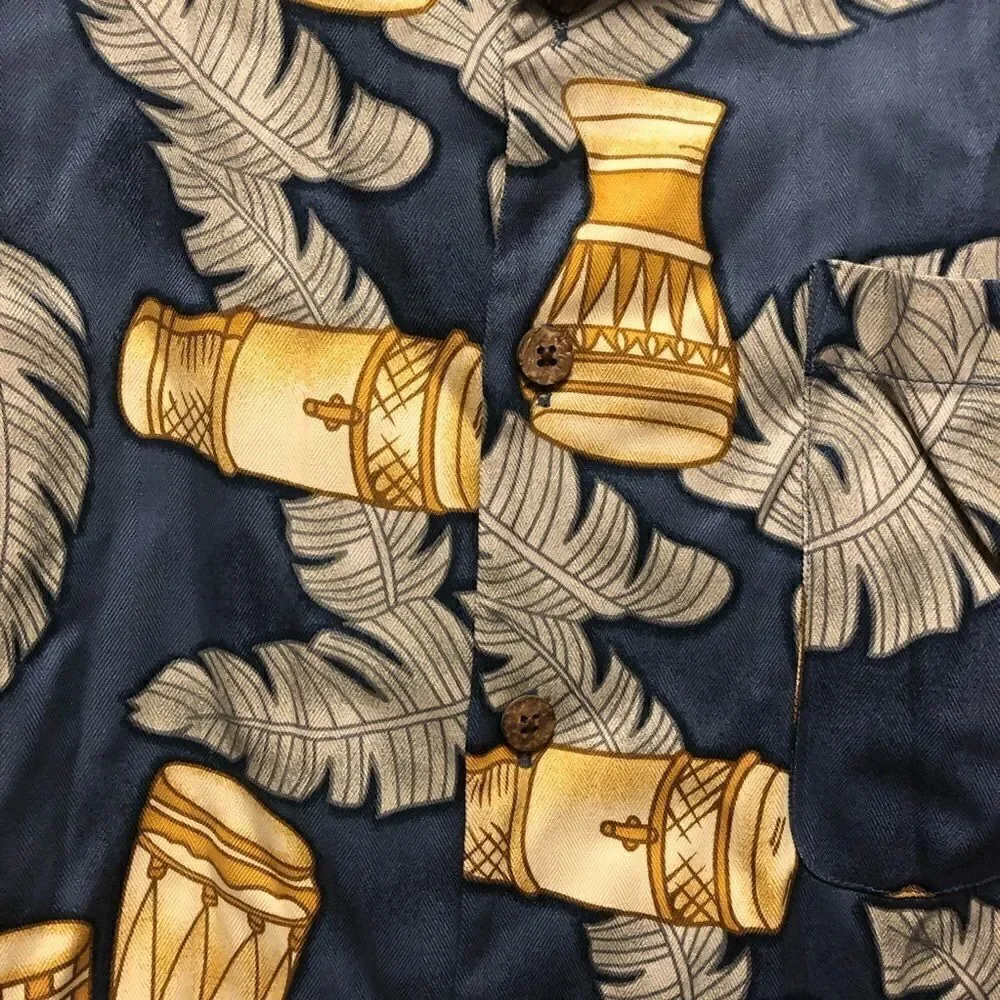 Vintage Tommy Bahama Silk Aloha Hawaiian Shirt